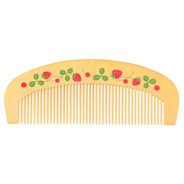  NEW椿堂 潤いつげ櫛 ケース付 苺