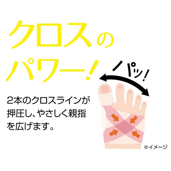 外反母趾クロスゲルサポーター 日本製