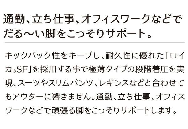  極薄 着圧サポーター(2枚入・1足組) 日本製