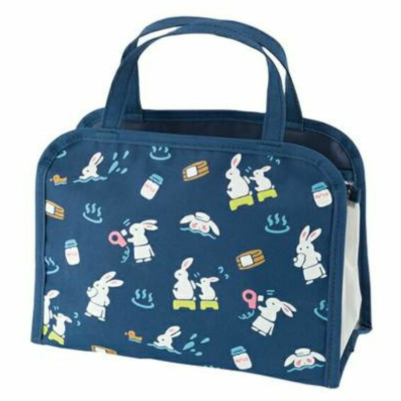 温泉バッグ うさぎ柄 京都くろちく