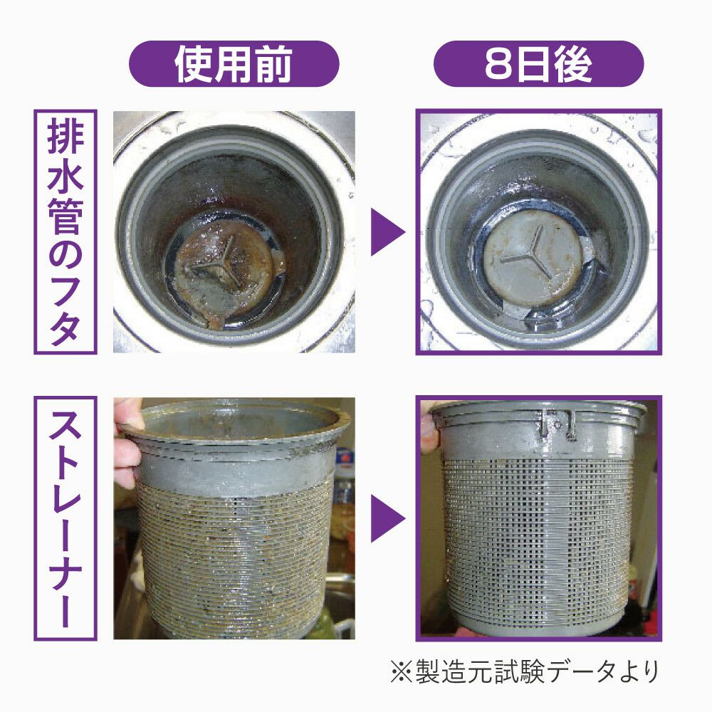 ズボラ上等 シンクの排水管用 (5錠) 日本製