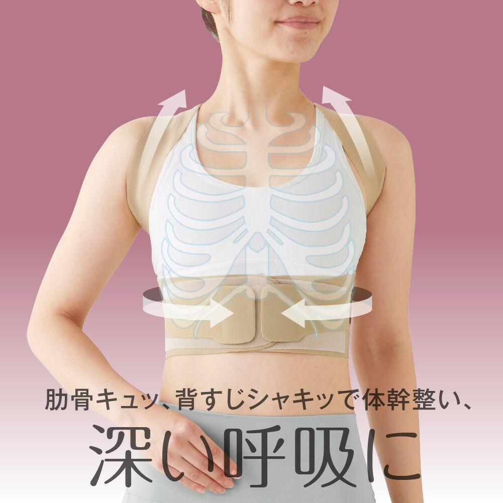 お医者さんの体幹姿勢サポーター ピタ肌 日本製（